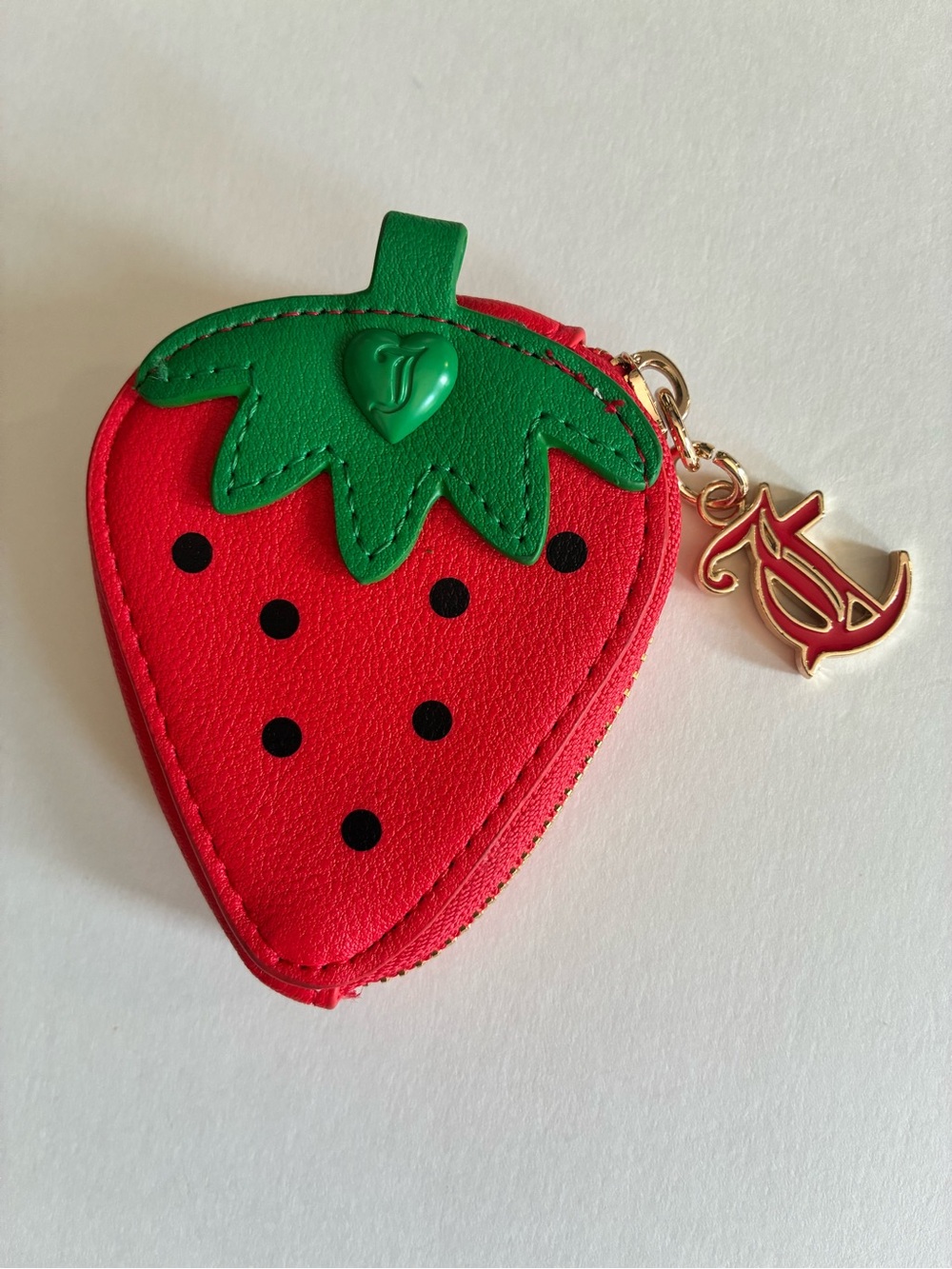 Juicy Couture Strawberry Bag Charm Coin Pouch